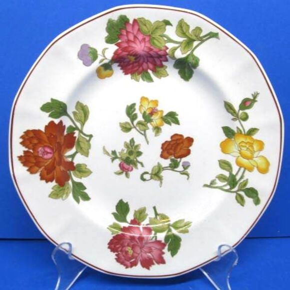 Wedgwood  Kimono Georgetown Collection 8" Plate In Very Good Condition - Picture 1 of 10